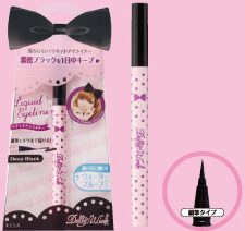 ドーリーウインク　リキッドアイライナー　ディープブラック　細筆タイプ