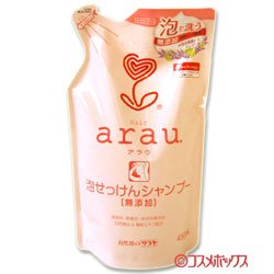 画像1: サラヤ　アラウ　泡せっけんシャンプー　つめかえ用　450ml　arau.　saraya