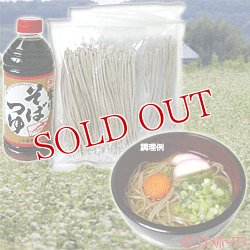 画像1: 大分県豊後高田産　新そば　100g×4食入＋フジジン　家伝そばつゆ　2倍濃厚　500ml　セット