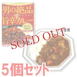 画像1: 明治　男の絶品　旨辛カレー　スパイシー辛口　180g(1人分)×5個セット　meiji