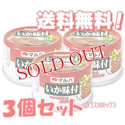 画像1: マルハ　いか味付　固形量100g（内容総量155g ）×3個セット　MARUHANICHIRO