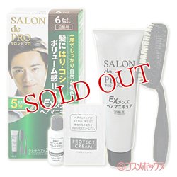 画像1: サロンドプロ(SALONde PRO) EXメンズヘアマニキュア(白髪用) 6ダークブラウン ダリヤ(DARIYA)