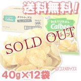 ●送料無料　ナチュラル カルビー(Natural Calbee) ポテトチップス フレンチサラダ味 40g×12袋 ケース販売