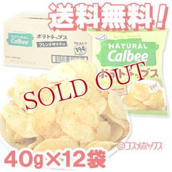 画像1: ●送料無料　ナチュラル カルビー(Natural Calbee) ポテトチップス フレンチサラダ味 40g×12袋 ケース販売