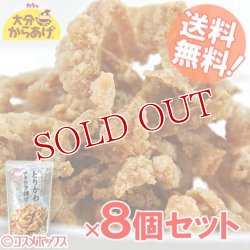 画像1: 【送料無料】大分からあげ とりかわサクサク揚げ レギュラー 40g×8個セット