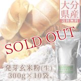 【送料無料】大分県産 発芽玄米粉(生) 3000g(300g×10袋) スタリオン日田