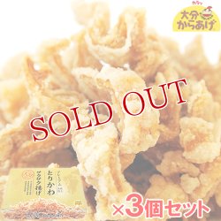 画像1: 送料無料 大分からあげ プレミアム とりかわサクサク揚げ (25g×4袋)×3個セット