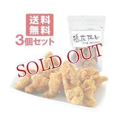 画像1: 鶏皮(とりかわ)揚げ 大分産柚子胡椒味 からあげ 鶏かわ おつまみ 50g×3個セット 【送料無料 】