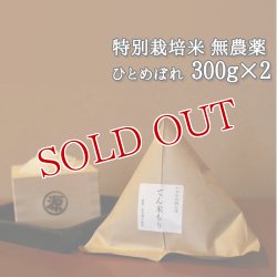 画像1: 大分県竹田市産 ひとめぼれ 特別栽培米【無農薬】「てん米もり」300g×2 たなべ農園【送料無料】