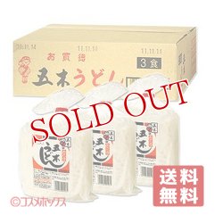 画像1: ●送料無料　　お買徳　五木うどん　600g(200g×3食)×12袋入(ケース販売/1個あたり175円)