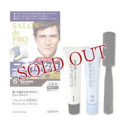 画像1: ダリヤ　サロンドプロ　無香料ヘアカラー　メンズスピーディ（白髪用）　6　自然な黒褐色　SALON de PRO　DARIYA