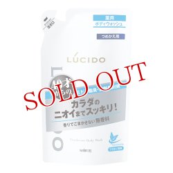 画像1: ルシード(LUCIDO) 薬用デオドラントボディウォッシュ (無香料) つめかえ用 医薬部外品 380ml マンダム(mandom)