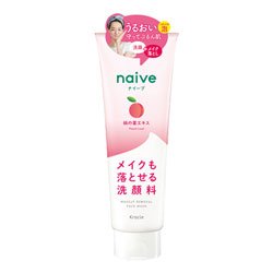 画像1: クラシエ　ナイーブ　メイク落とし洗顔フォーム　桃の葉エキス配合　200g　naive　Kracie