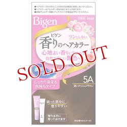 画像1: ビゲン(Bigen) 香りのヘアカラー クリーム 5A 深いアッシュブラウン ホーユー(hoyu) 白髪染め
