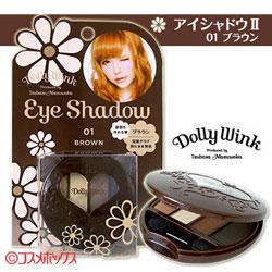 益若つばさプロデュース ドーリーウインク アイシャドウii 01ブラウン Dollywink Koji