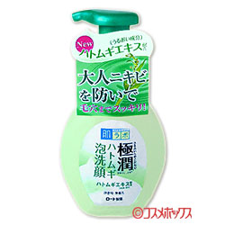 ロート製薬　肌研（ハダラボ）　極潤　ハトムギ泡洗顔　160ml　hadalabo　ROHTO