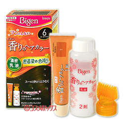 香りのヘアカラー 乳液 白髪用早染めタイプ 6 ダークブラウン