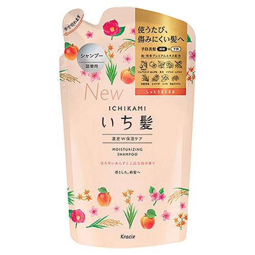 いち髪 Ichikami 濃密w保湿ケアシャンプー 詰替用 340ml クラシエ Kracie
