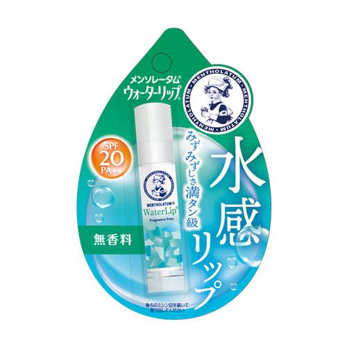 メンソレータム　ウォーターリップ　無香料　MENTHOLATUM　ROHTO