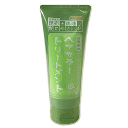 昆布と馬油で髪にやさしいヘアカラートリートメント 白髪染め ブラウン 0g