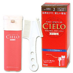 シエロヘアカラーｅｘクリーム 2 より明るいライトブラウン白髪用hoyucielo