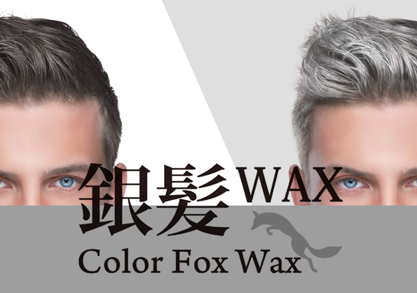 カラーフォックスワックス シルバー 50g 1 Day銀髪カラーリング Color Fox Wax コスメボックス
