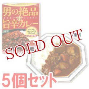 画像: 明治　男の絶品　旨辛カレー　スパイシー辛口　180g(1人分)×5個セット　meiji