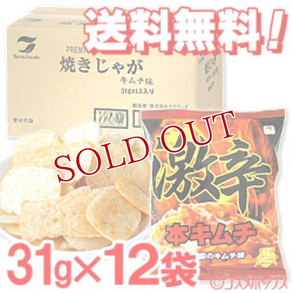 画像1: ●送料無料　ケース販売　テラフーズ　焼きじゃが　キムチ味　31g×12袋入り (1)