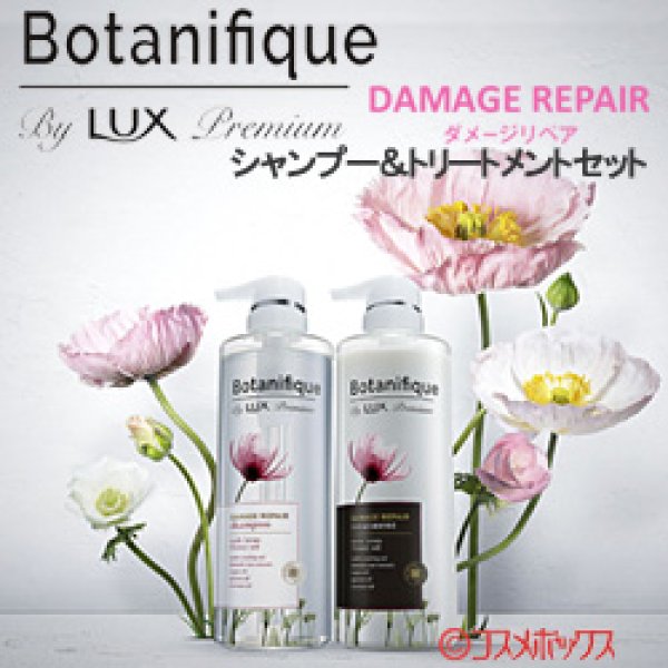画像1: ラックス プレミアム(LUX Premium) ボタニフィーク(Botanifique) シャンプー＆トリートメントセット ダメージリペア 各510g ユニリーバ(Unilever) (1)