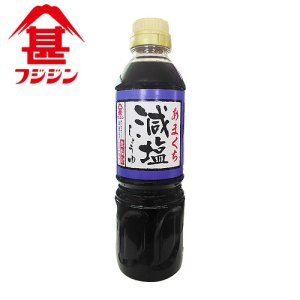 画像: 富士甚醤油 フジジン あまくち減塩しょうゆ 500ml