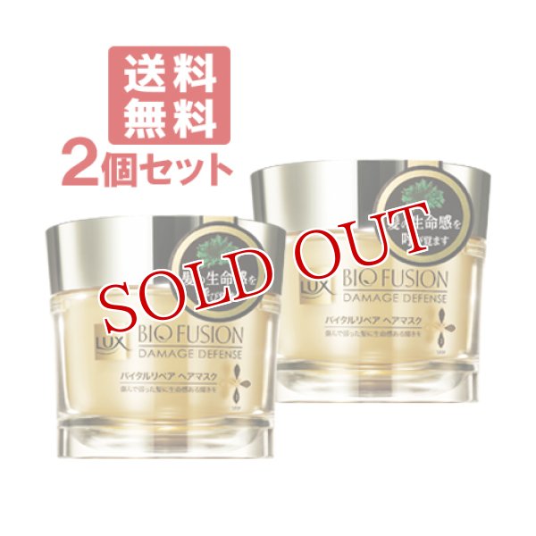 画像1: ラックス バイオフュージョン ダメージディフェンス バイタルリペア ヘアマスク 180g×2個セット LUX BIO FUSION ユニリーバ(Unilever)【送料無料】 (1)