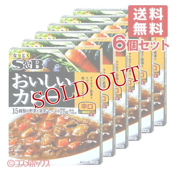 画像1: エスビー　なっとくのおいしいカレー　辛口　180g×6個セット　S&B (1)