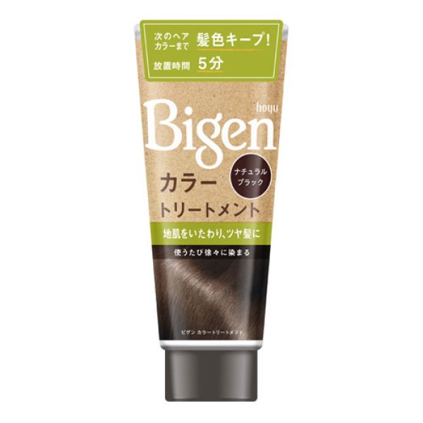 画像1: ホーユー　ビゲン　カラートリートメント　ナチュラルブラック　180g　Bigen　hoyu (1)