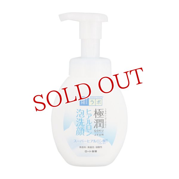 画像1: ロート製薬　肌研（ハダラボ）　極潤　ヒアルロン泡洗顔　160ml　hadalabo　ROHTO (1)