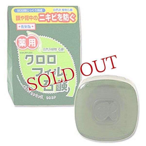 画像1: 薬用　クロロフィル石鹸　枠練石鹸 (1)